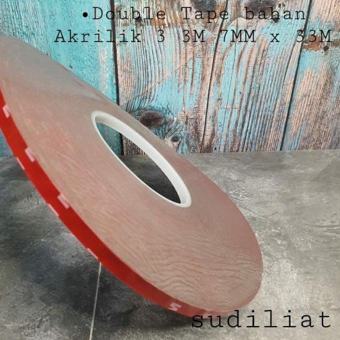 

DOUBLE TAPE BAHAN AKRILIK 3 3M 7MM 33M