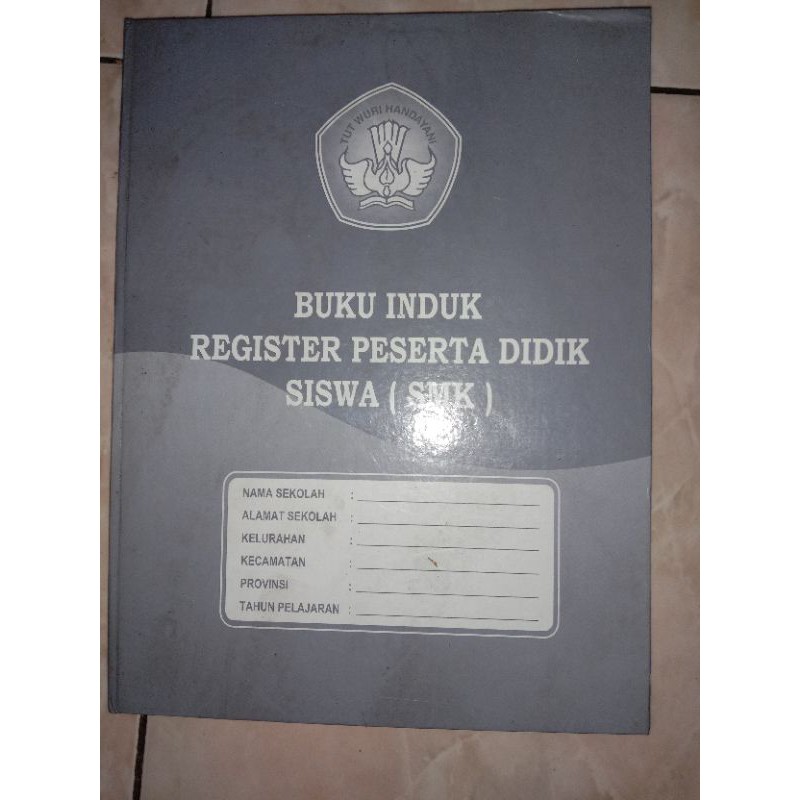 

buku induk siswa smk k13