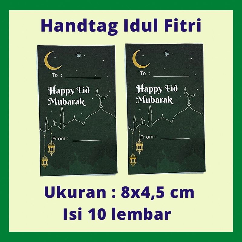 

Handtag lebaran / hampers idul fitri isi 10