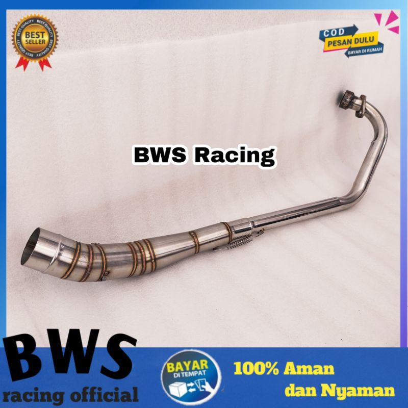 leher knalpot jupiter mx new inlet 50mm