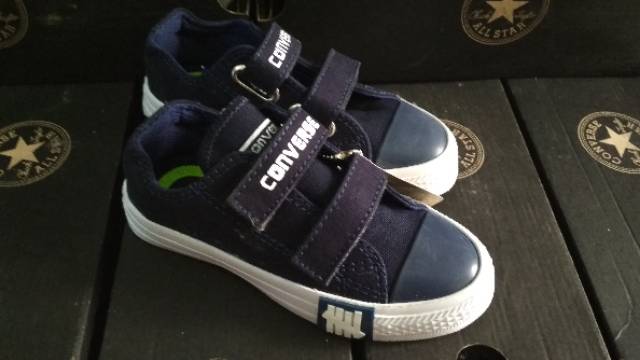 SEPATU ANAK CONVERSE ALL STAR VELCRO PETIR  (21-35)/ SEPATU SNEAKERS PREMIUM