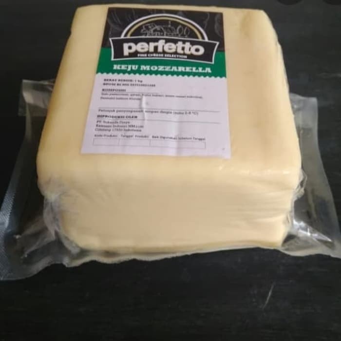 

Keju Mozarella Perfetto Repack 1kg