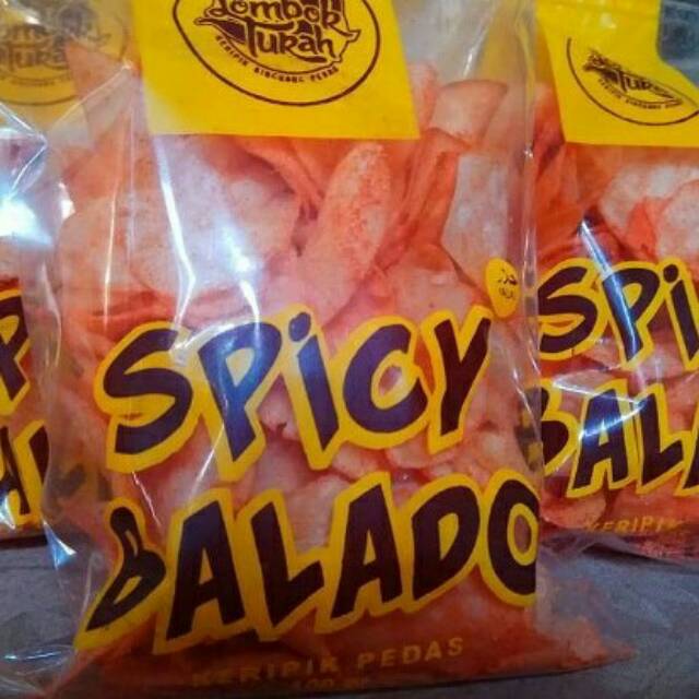 

Keripik singkong pedas Lombok Turah