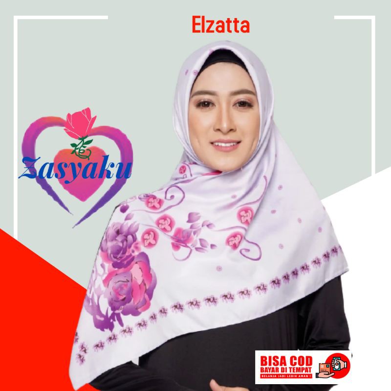 Kaila Lamarisha Jilbab Hijab Kerudung segiempat segi empat elzatta original ori branded premium