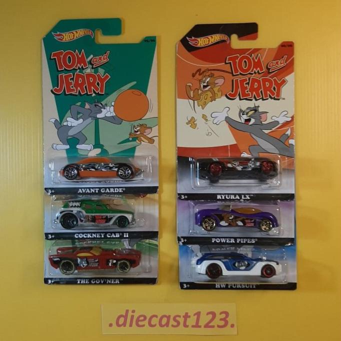 Update (6Pcs) Hw Tom And Jerry Set Hot Wheels Hotwheels Hw Hemat