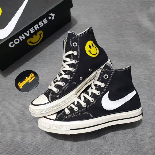 converse with nike swoosh