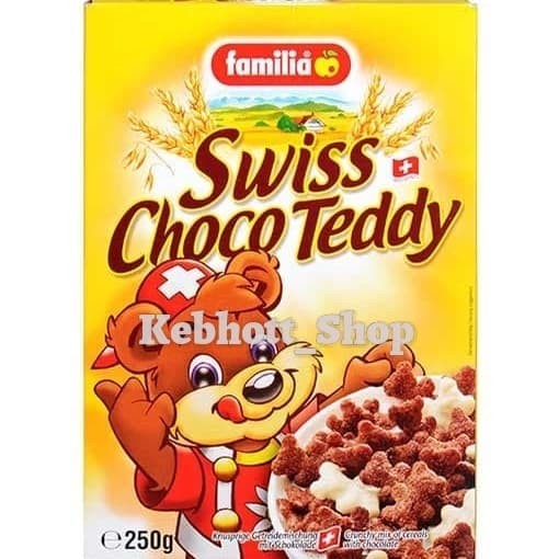 

Sereal Familia Swiss Choco Teddy Chocolate Cereal Cereals 250g Familia