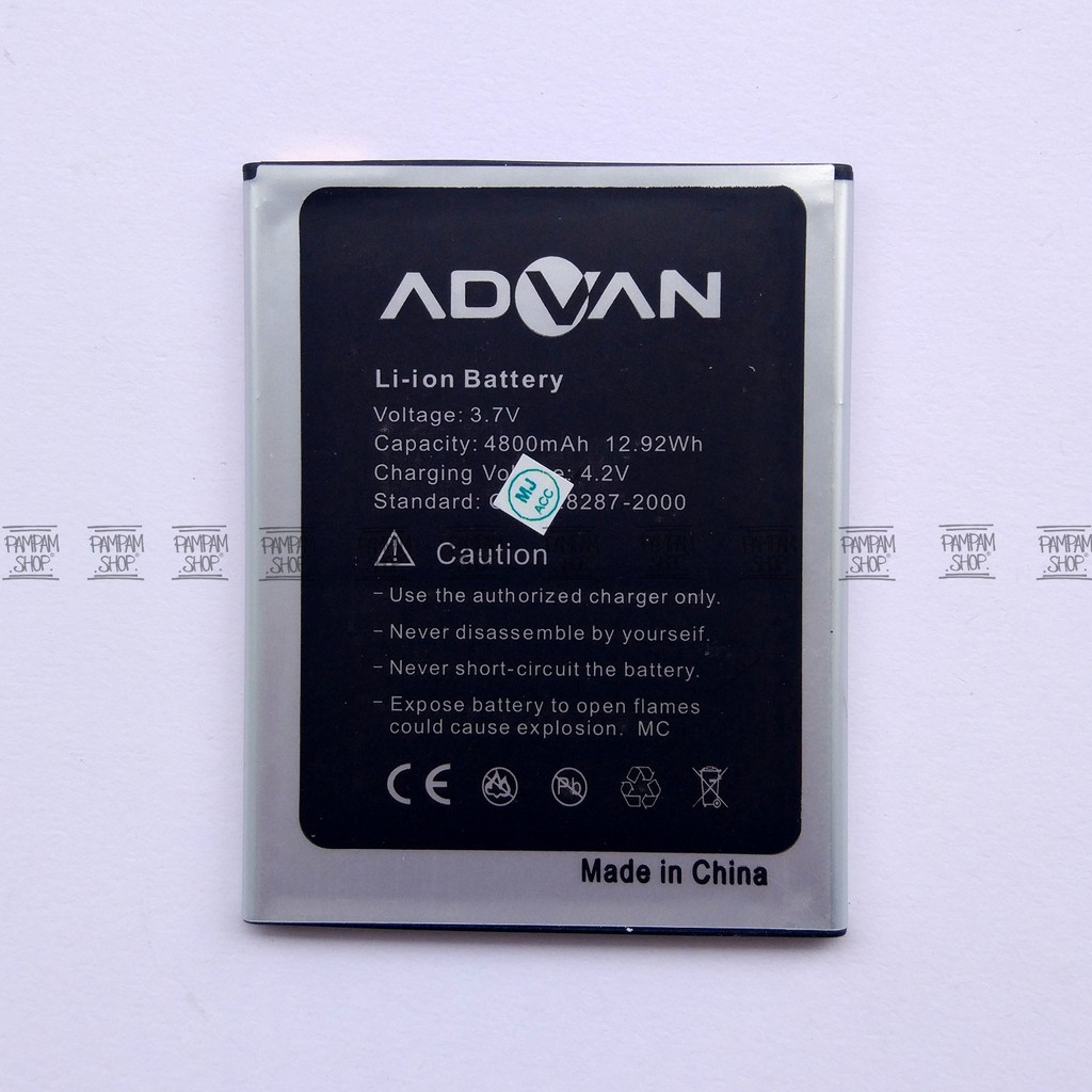 Baterai Advan S50 Double Power ( Batrai Batre Battery S5 0, S 5 0 Original Advance Dual Power )