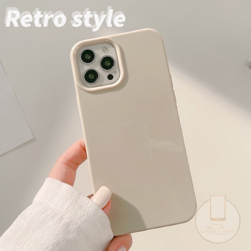 Soft Case Jelly Fluorescent Putih Cover Apple Iphone 7 8 11 12 Pro Max 7 8 Plus Se 2020 X Xr Xs Max