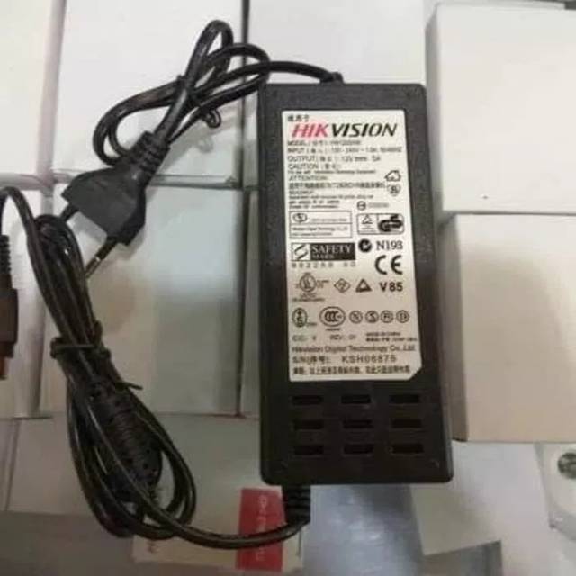 Adaptor 12v5a pin4 hikvision