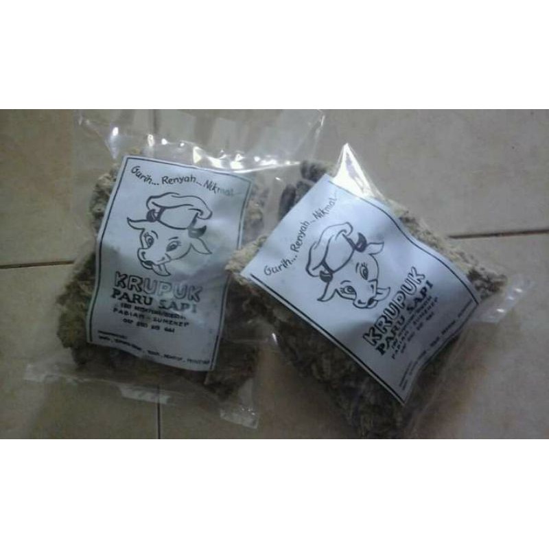 

kerupuk sapi pakek tepung