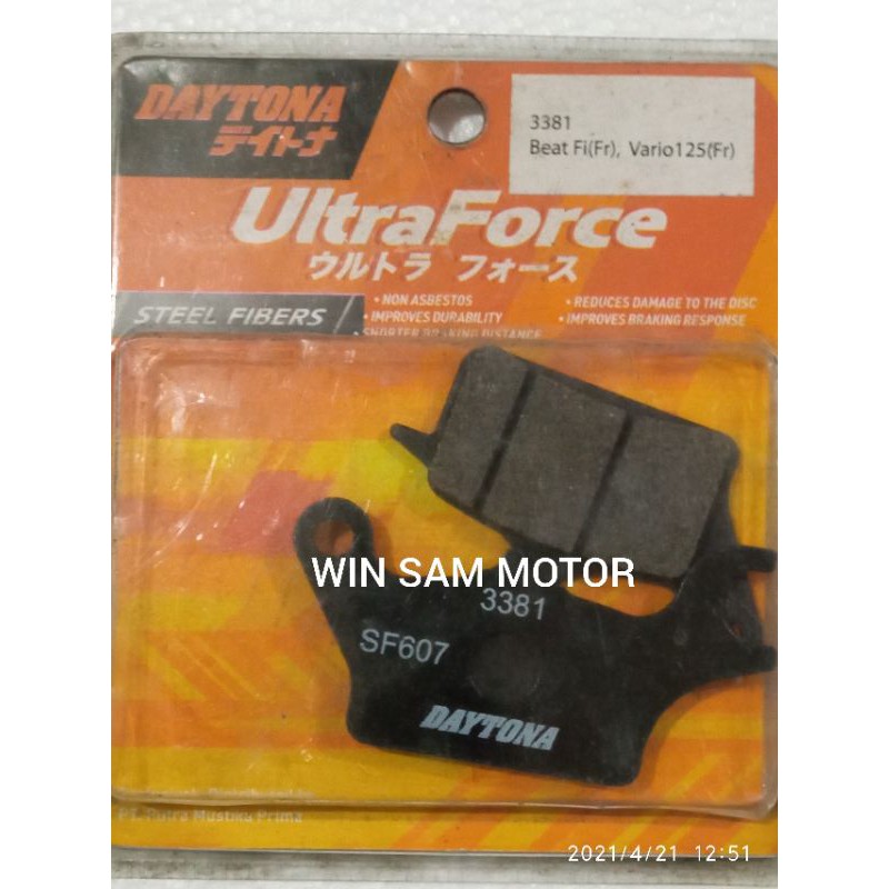 Kampas rem cakram depan Diskpad depan Beat fi esp Vario 110 Tehno Vario 125