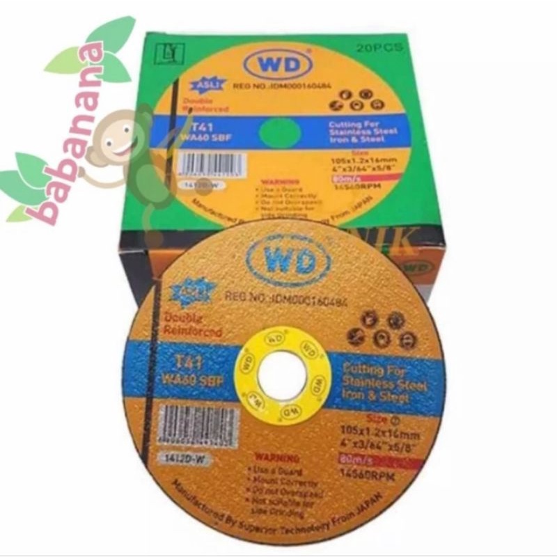 WD mata gerinda disc potong cutting wheel gurinda grinda