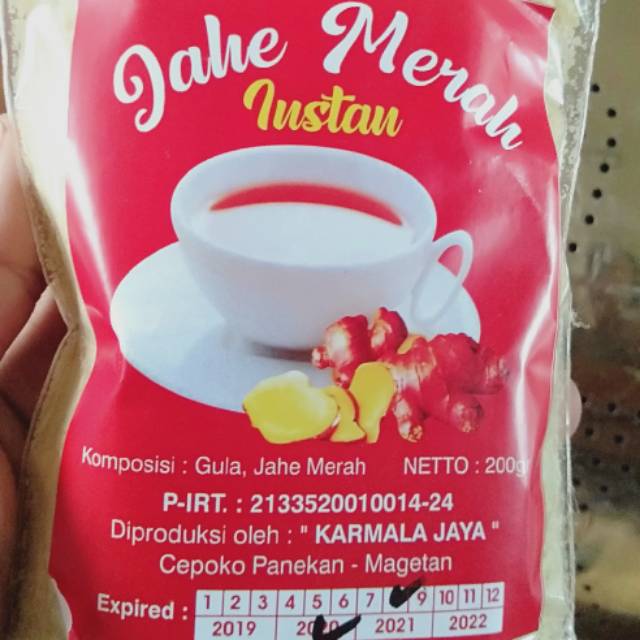 

Bubuk instan Jahe merah