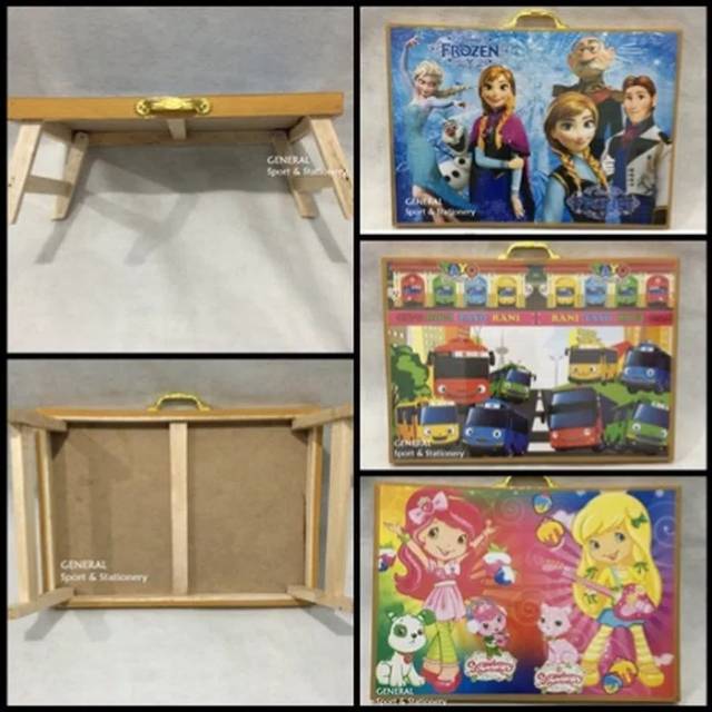  Meja  Belajar Lipat  Kaki Kayu  Shopee  Indonesia