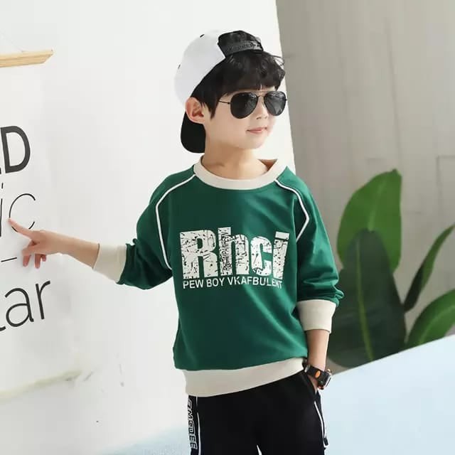 Tokomilkan - Sweater Anak Laki Laki RHCI Sweater / Sweater Anak Laki - laki 1 - 6 Tahun bahan fleece