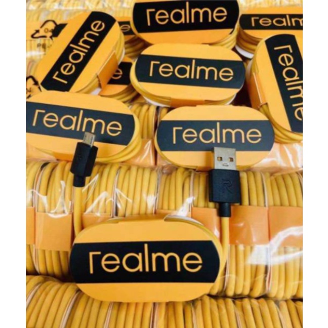 Kabel Data Realme Type C / Micro USB Fast Charging Cable Data For Realme 1 2 C1 2 Pro U1 C1 2019 3 C2 3 Pro X 3i 5 5 Pro Q XT XT 730G X2 X2 Pro C2 2020 C2s 5s 5i X50 5G C3 Narzo