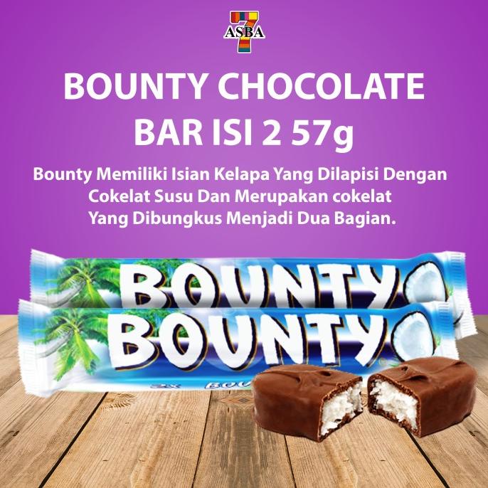 

PROMO BOUNTY CHOCOLATE BAR ISI 2 57GR MURAH