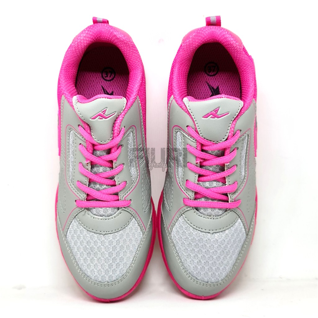 FIURI - Pro ATT Original - LG 679 Pink 37-40 - Sepatu Kets Wanita - Sepatu Sneakers Wanita - Sepatu Olahraga Sport Wanita - Sepatu Casual - Sepatu Jogging Lari Fitness Gym Senam Wanita - Sepatu Cewek - Sepatu Sekolah Bertali SD SMP SMA