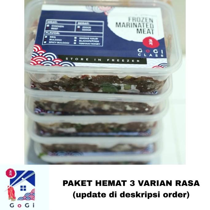 

[COD] GOGICLASS Marinated Beef Paket Hemat Spesial Varian 3 Rasa [COD]