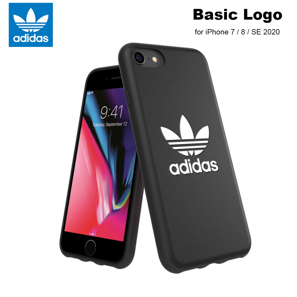 Case iPhone 7 / 8 / SE 2020 / SE 2022 Adidas Originals Basic Logo Soft Case - Black