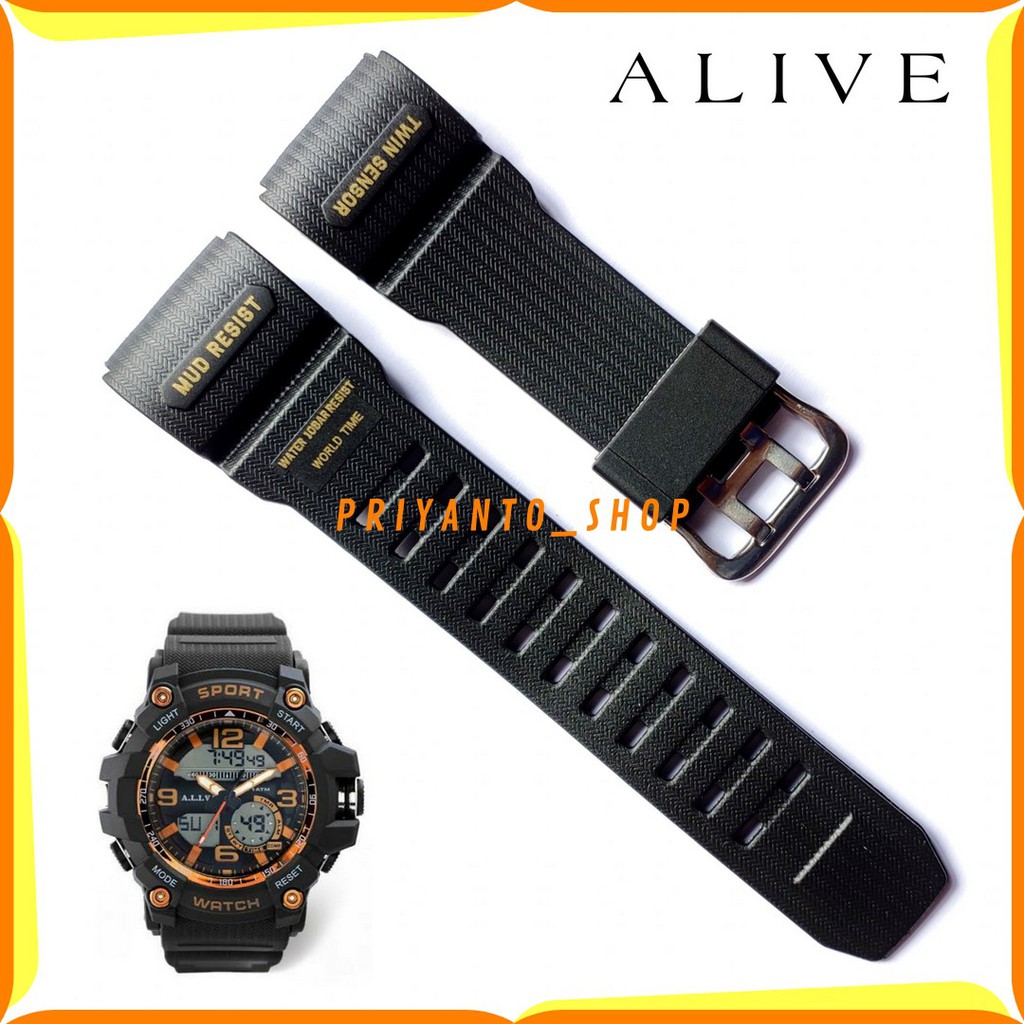 STRAP TALI JAM TANGAN SOPHIE PARIS ALIVE RUSSELL ORIGINAL RUBBER WATCH