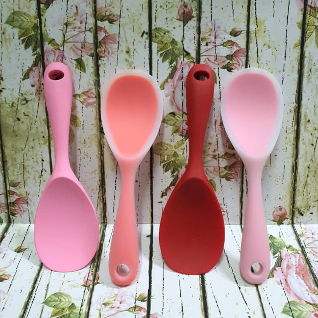 Silicone rice spoon / centong nasi / sendok nasi