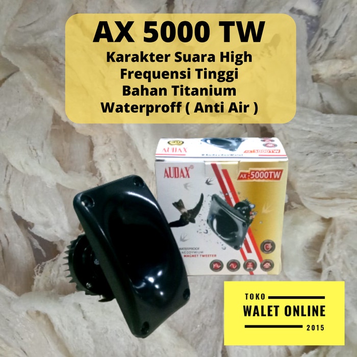 TWEETER WALET AUDAX AX 5000 TW TITANIUM WATERPROOF SPEAKER MAGNET