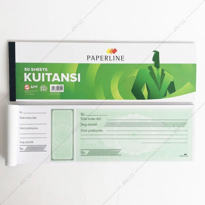

BUKU KWITANSI / KUITANSI PAPERLINE KECIL - SEDANG - BESAR