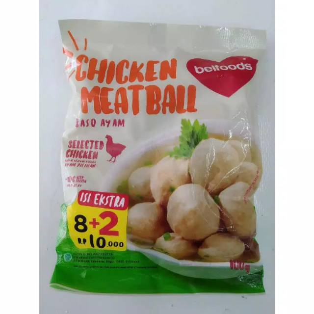 

Belfoods Chicken Meatball 100gr/Baso Ayam Belfoods Frozend