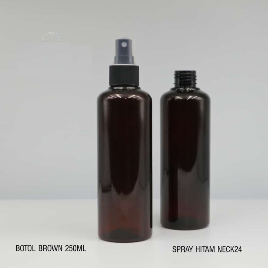 BABEE - BOTOL AMBER 250ML SPRAY / BOTOL SPRAY 250ML AMBER COKLAT/ BOTOL 250 ML WADAH ISI ULANG