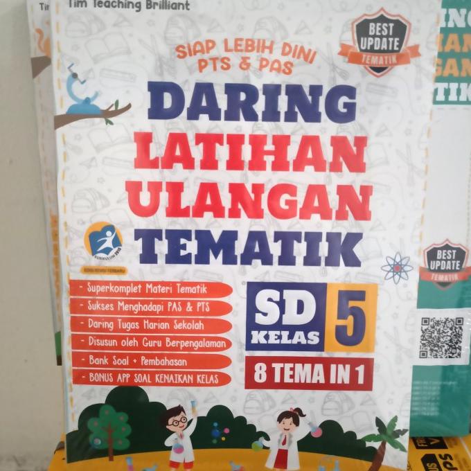 

BUKU TEMATIK KELAS 5 SD - DARING LATIHAN ULANGAN TEMATIK 8 Tema In 1