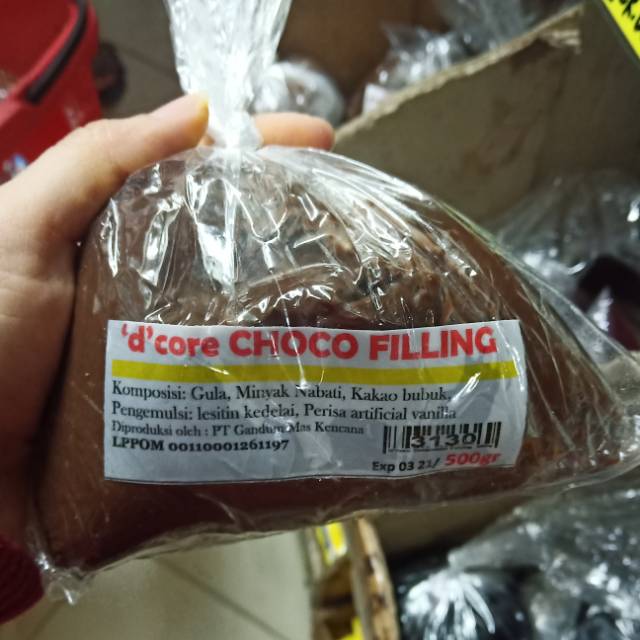 

DCORE CHOCO FILLING CHOCOLATE SELAI JAM 500 GR