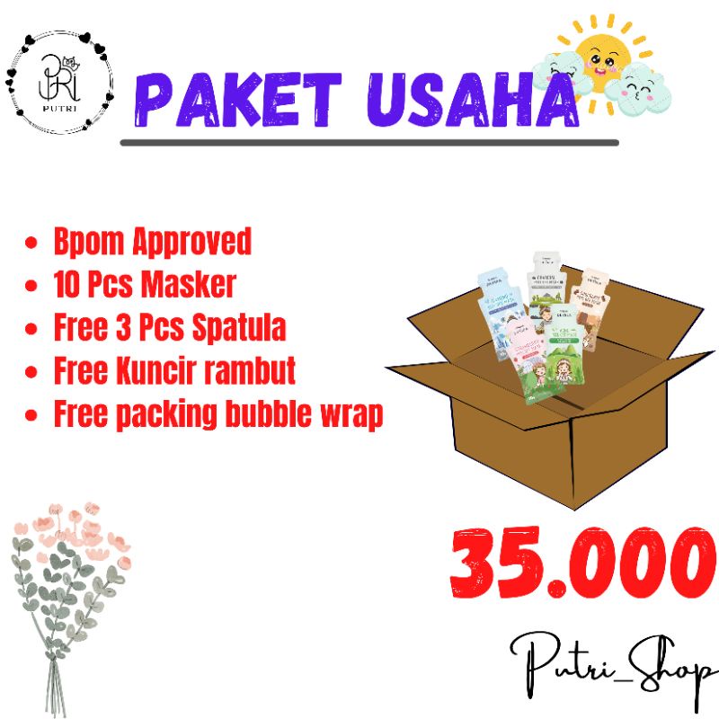 Paket Usaha Masker Peel off mask Dessea