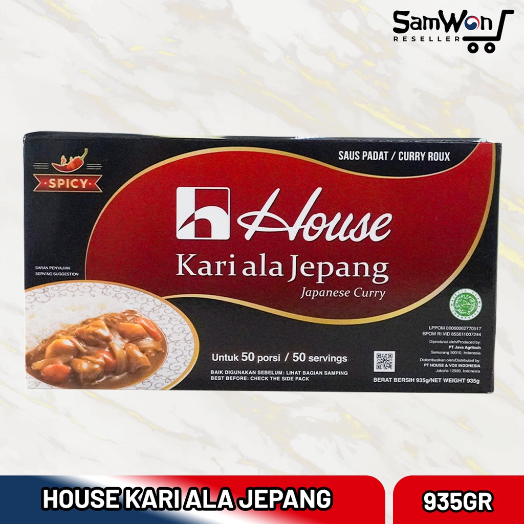 

House Curry SPICY PEDAS Bumbu Kari Saos Paste JEPANG 1kg (50 porsi)