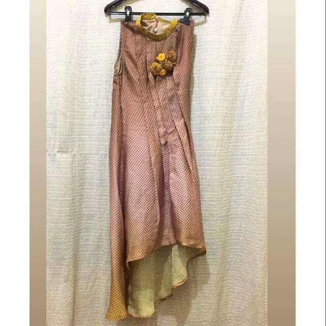 long dress pretty satin preloved