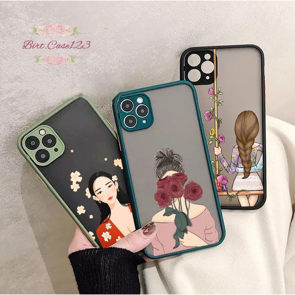 SOFTCASE DOVE HYBRID CUSTOM GRILS OPPO VIVO SAMSUNG REALME XIAOMI IPHONE INFINIX FOR ALL TYPE BC6482