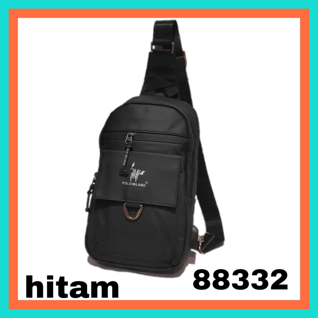 Tas Pria SLINGBAG PRIA POLO MILANO - 88332 - TAS SELEMPANG ORIGINAL BRAND PALING LARIS TERBARU FASHIONABLE