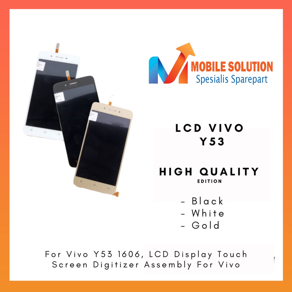 Grosir LCD Vivo Y53 1606 ORIGINAL 100% Fullset Touchscreen Garansi 1 Bulan + Packing / Bubbel