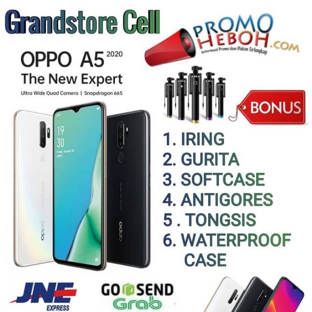 OP   PO A5 2020 RAM 4/128 GB GARANSI RESMI OPPO INDONESIA