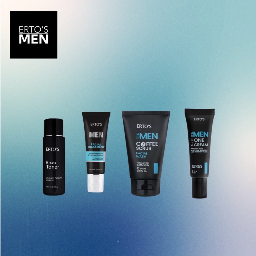 ertos men / ertos for men / pembersih muka pria / ertos facial treatment all in one cream for men to
