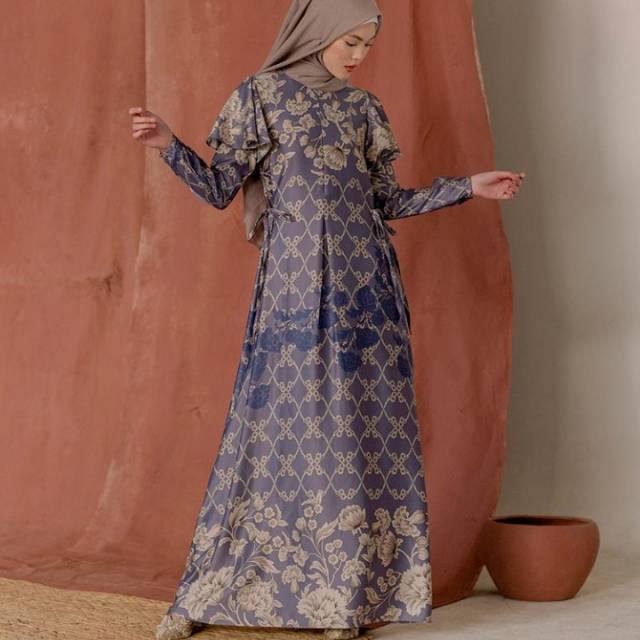 (Sold )Preloved Size M Rinjani dress cloudy by wearing klamby