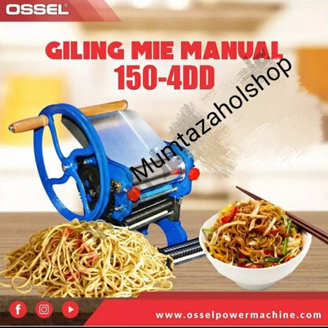 Gilingan Mie Manual OSSEL / Mesin Cetak Mie / Noodle Maker
