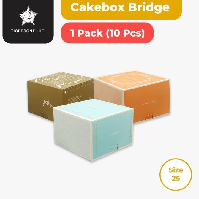 

[COD] Cake Box/Packaging kue/kotak Kue/kemasan kue Bridge uk 25 cm [COD]