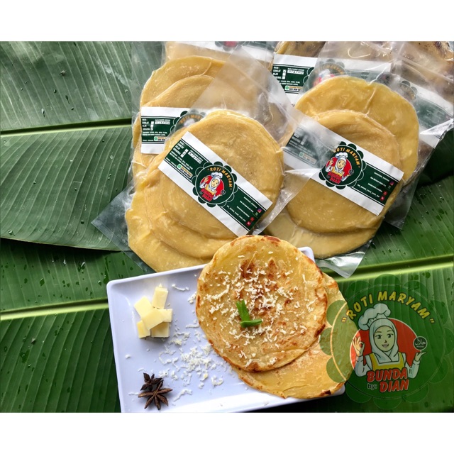 

ROTI MARYAM/CANAI FROZEN ISI 4 PCS RASA KEJU