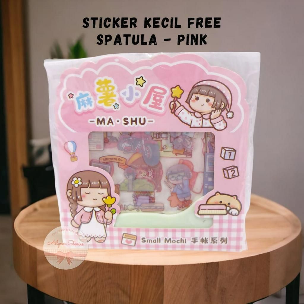 Sticker Momo free Spatula / Sticker DIY Momo Spatula