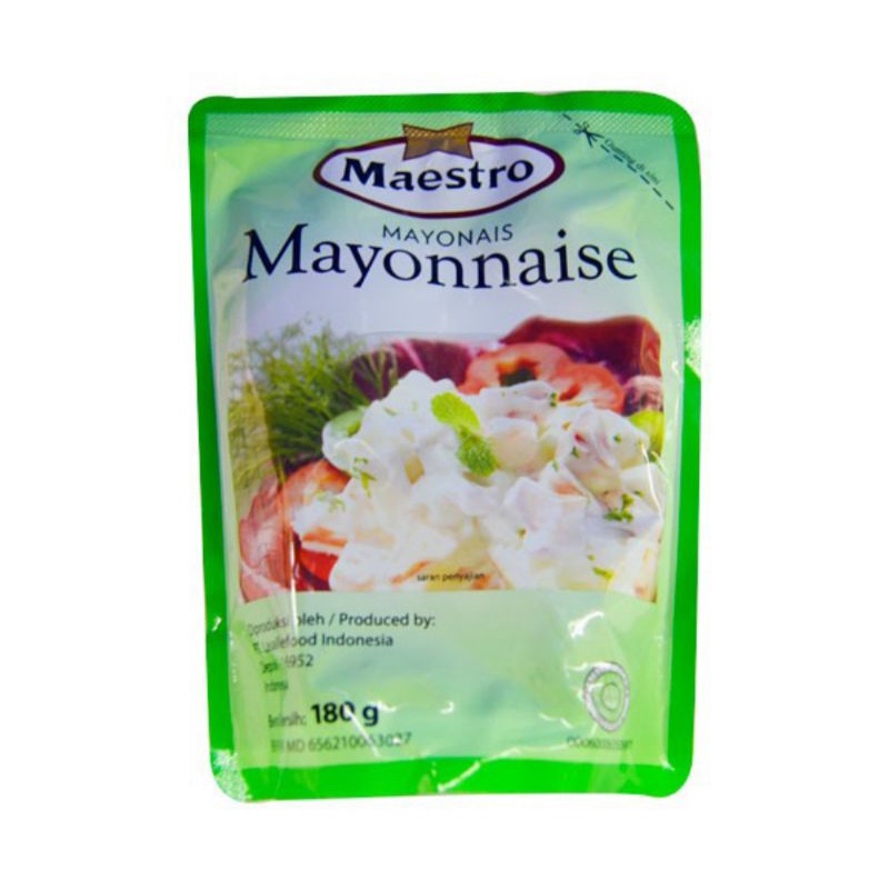 

MAYONAISE MAESTRO POUCH 180 GR