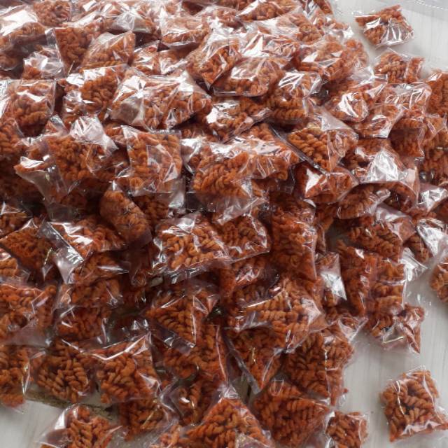 

Makaroni spiral/plilit pedas asin