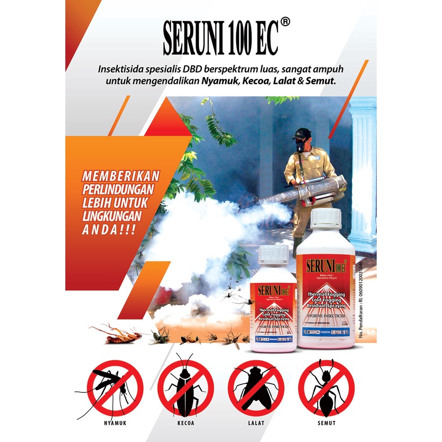 SERUNI 100EC 500ML OBAT FOGGING insektisida nyamuk DBD lalat kecoa