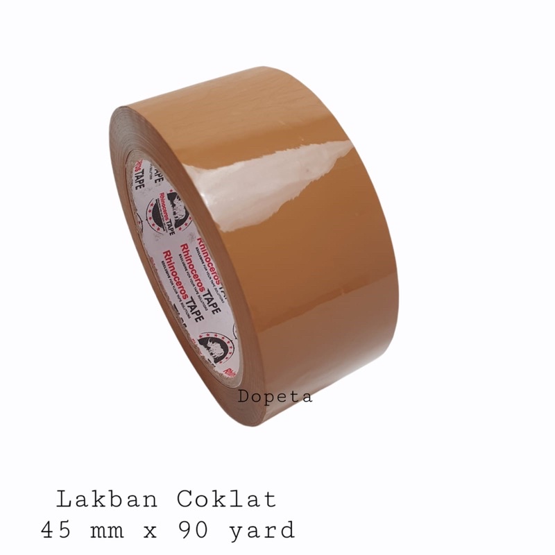 

Lakban Coklat Tape Clear 2inchi 45mm x 90yard
